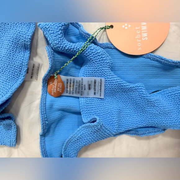 NWT Sorbet island swimwear blue bikini - Picture 2 of 3